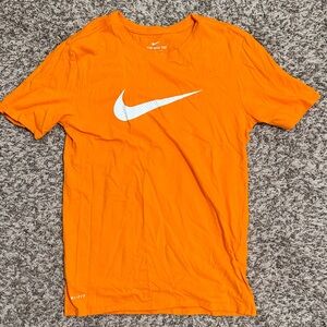Nike Orange Tee with White Logo